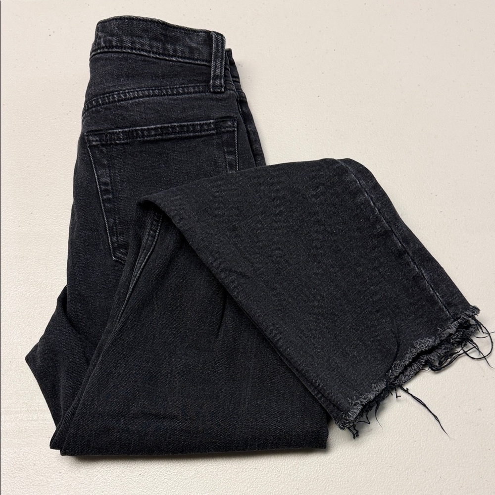 Abercrombie & Fitch The Ankle Straight Ultra High Rise Jeans